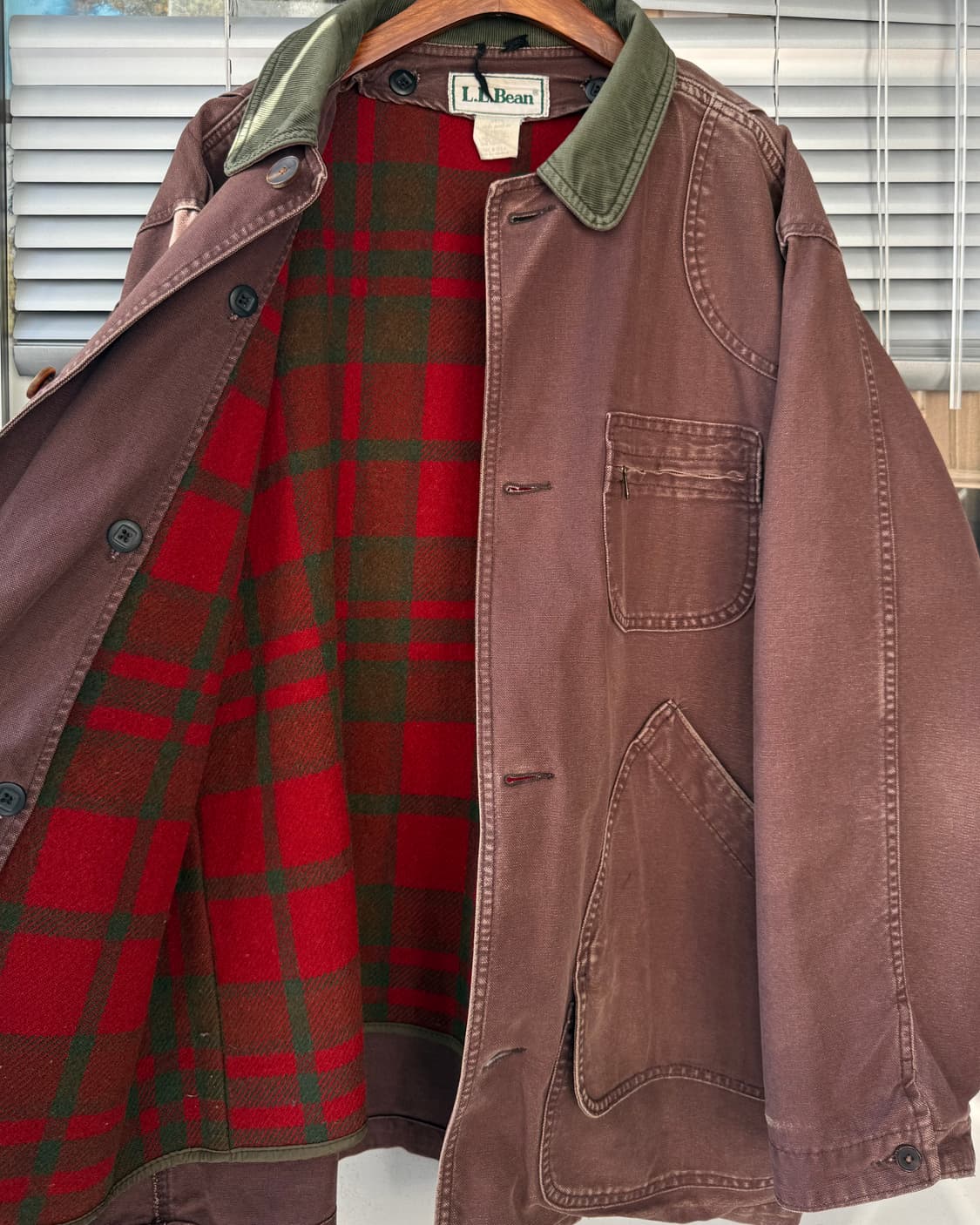 L.L.Bean 90s USA made canvas hunting 자켓  상품이미지6