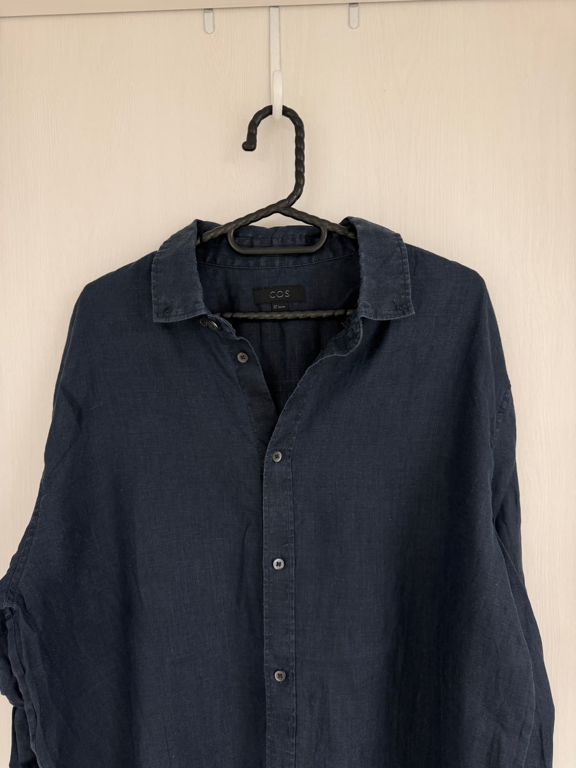 COS 코스 남성 린넨셔츠 네이비 L 상품이미지1
