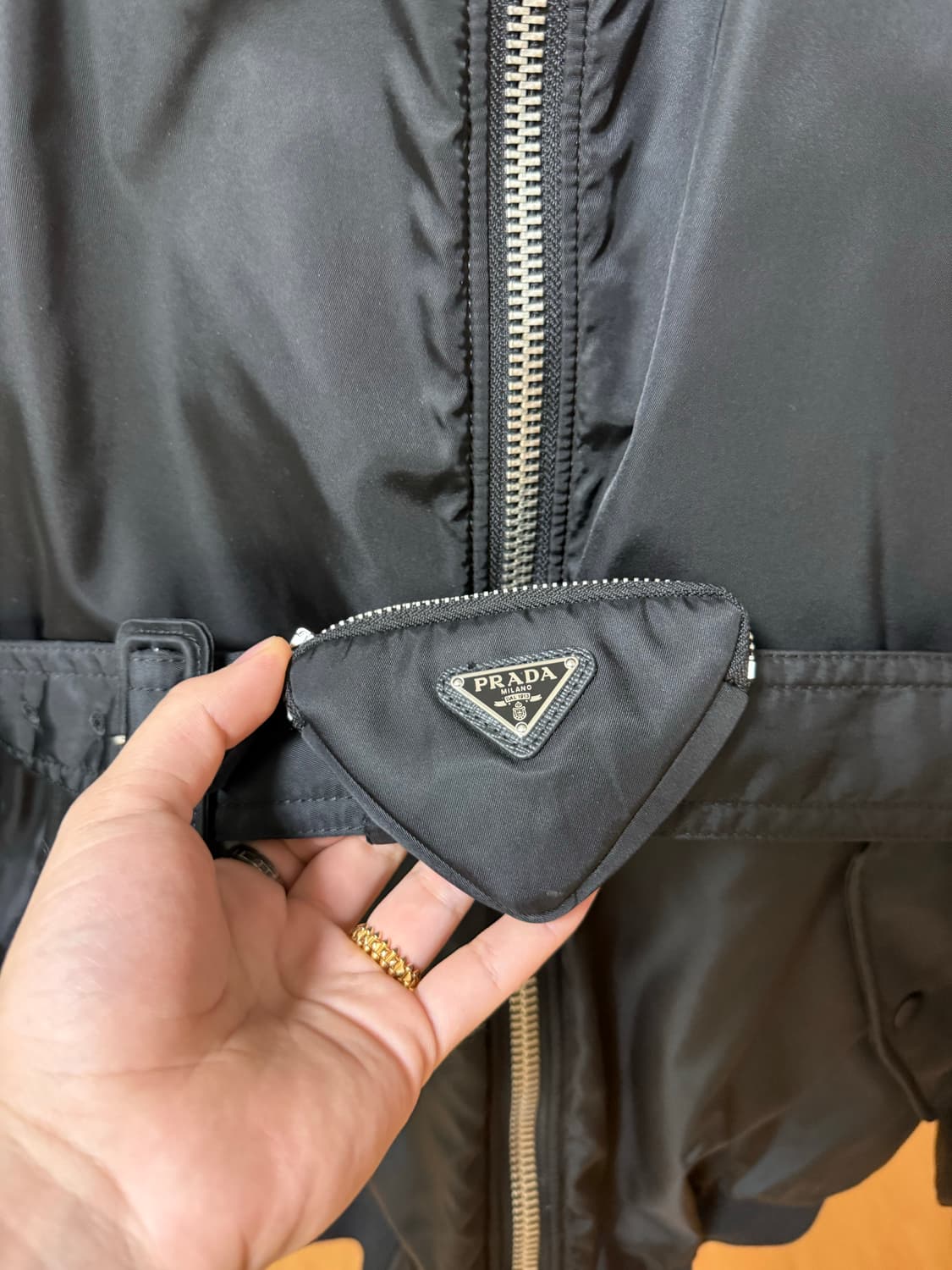 벨티드 오버사이즈 봄버 상품이미지2