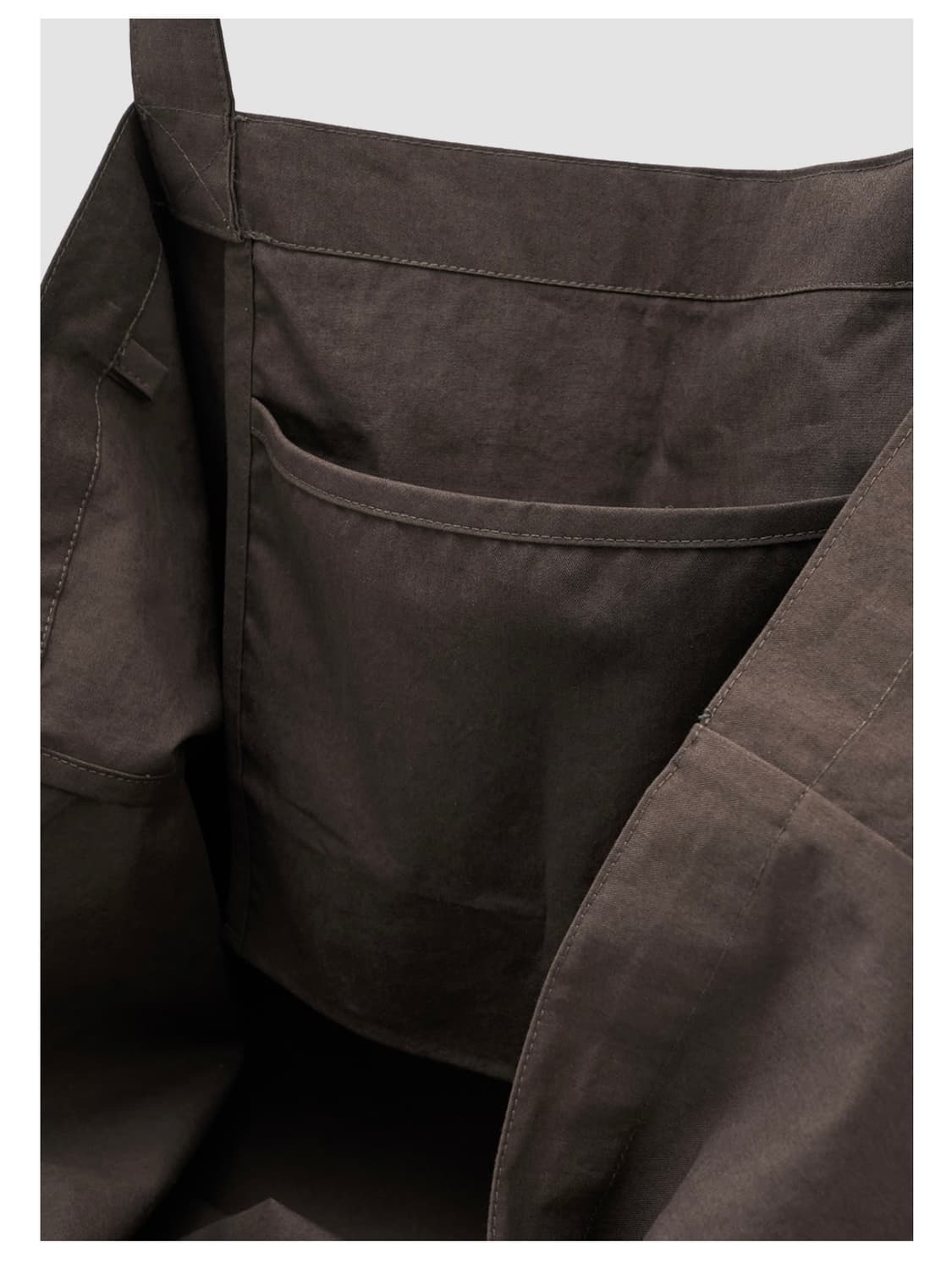 시메트릭 퍼센트 Color Logo Cotton Bag / Brown 상품이미지4