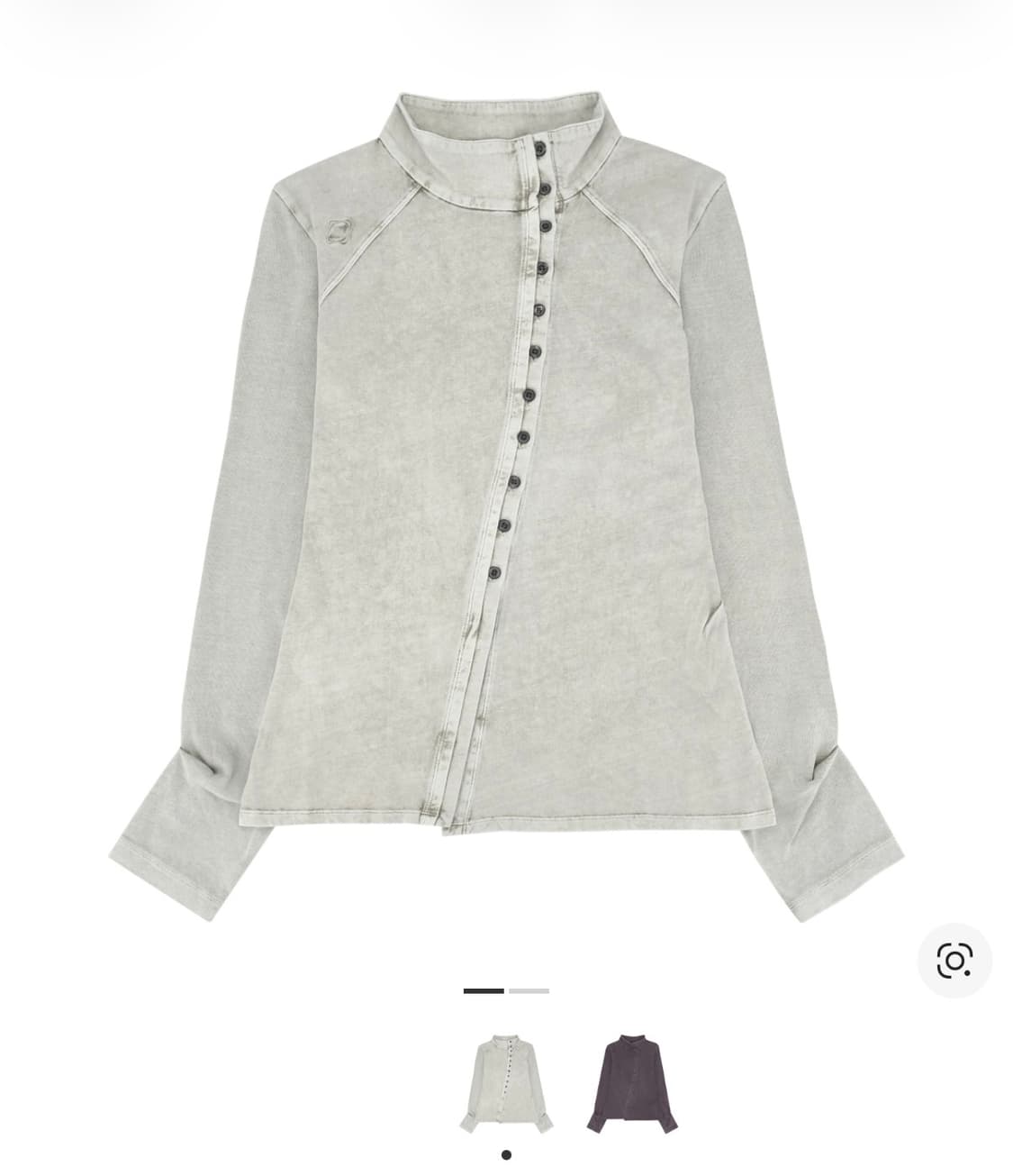 미스치프 워시드 저지 셔츠 라이트베이지 상품이미지1