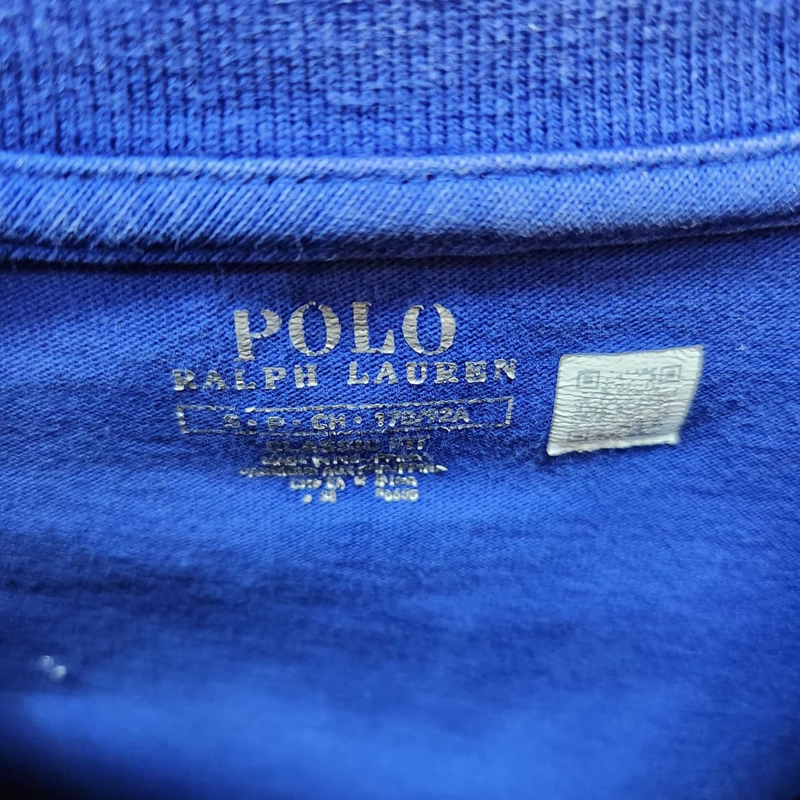 폴로랄프로렌 넥 스펠아웃 로고 긴팔티 S(M) 남여공용 상품이미지5