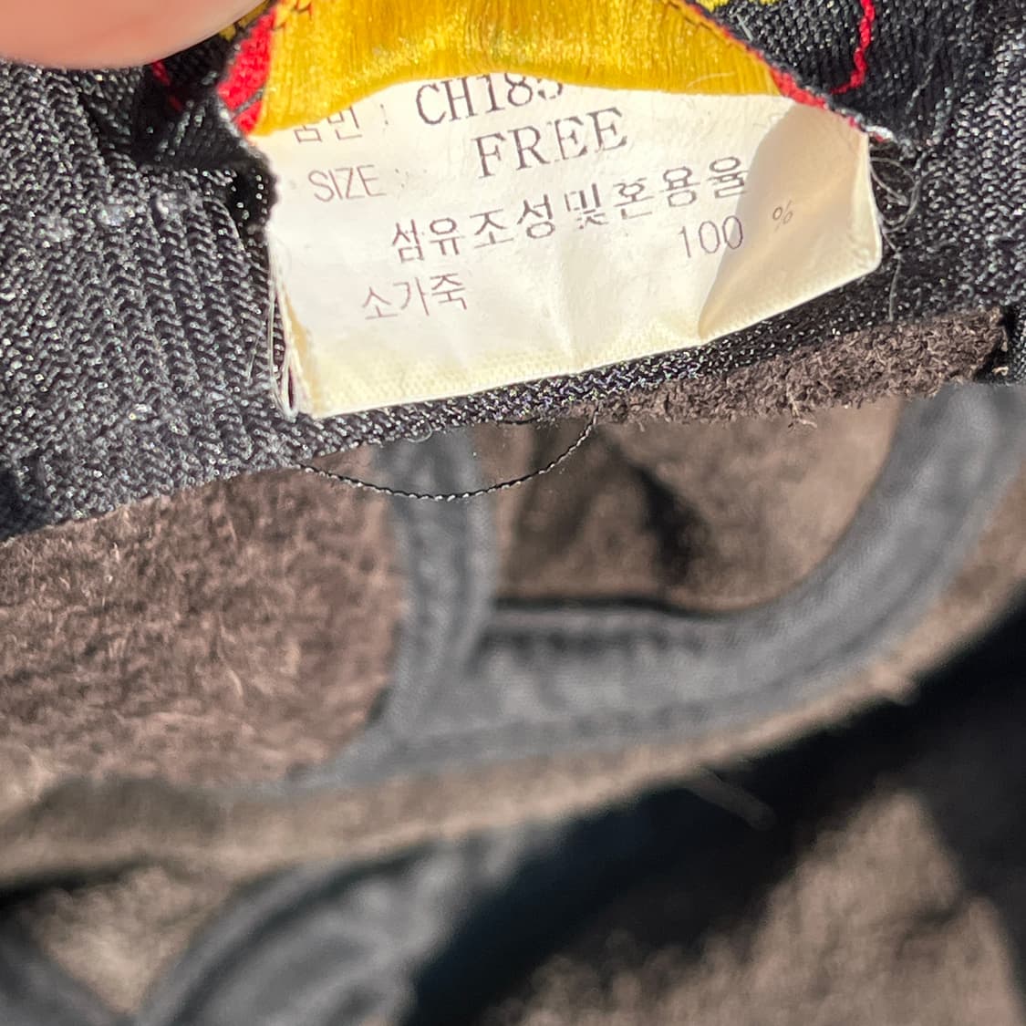 본터치 빈티지 레더캡 상품이미지5