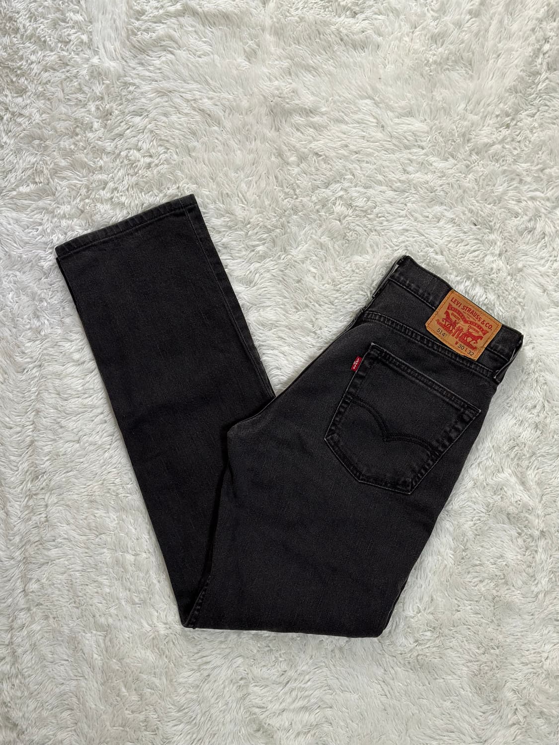 리바이스 514 블랙 데님 청바지 W30 L32 상품이미지1