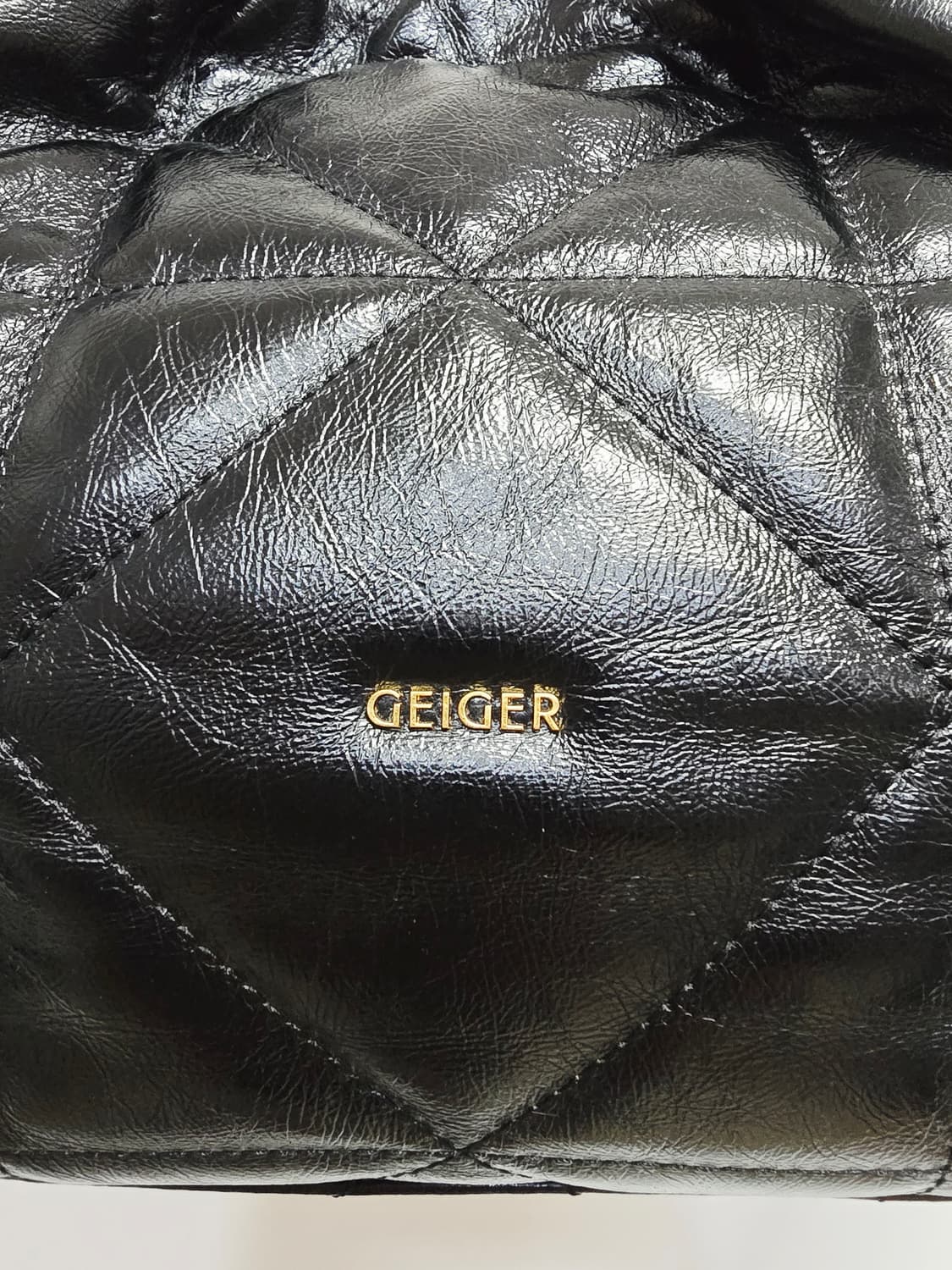 GEIGER 블랙 퀼팅 체인 숄더백 상품이미지2