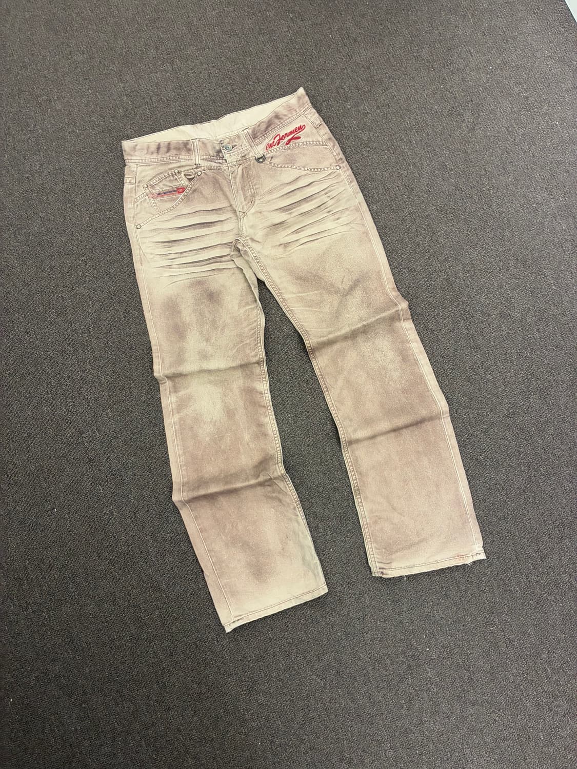 46)NICOLE CLUB FOR MEN 빈티지 자수 데님팬츠 상품이미지4