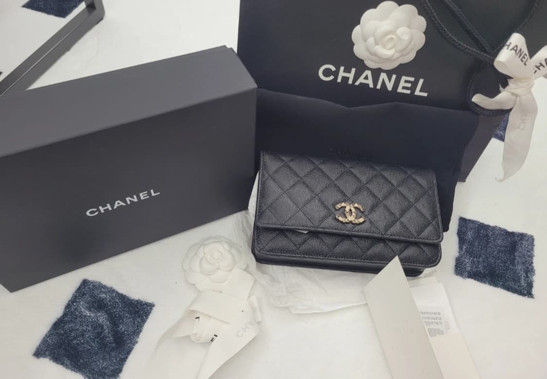 (정품)샤넬 클래식 woc 블랙 캐비어 상품이미지1
