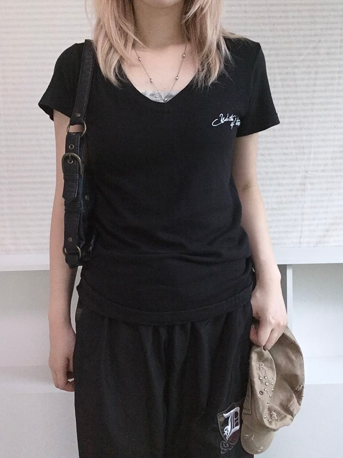 jpn vintage black y2k printing t shirt 상품이미지5