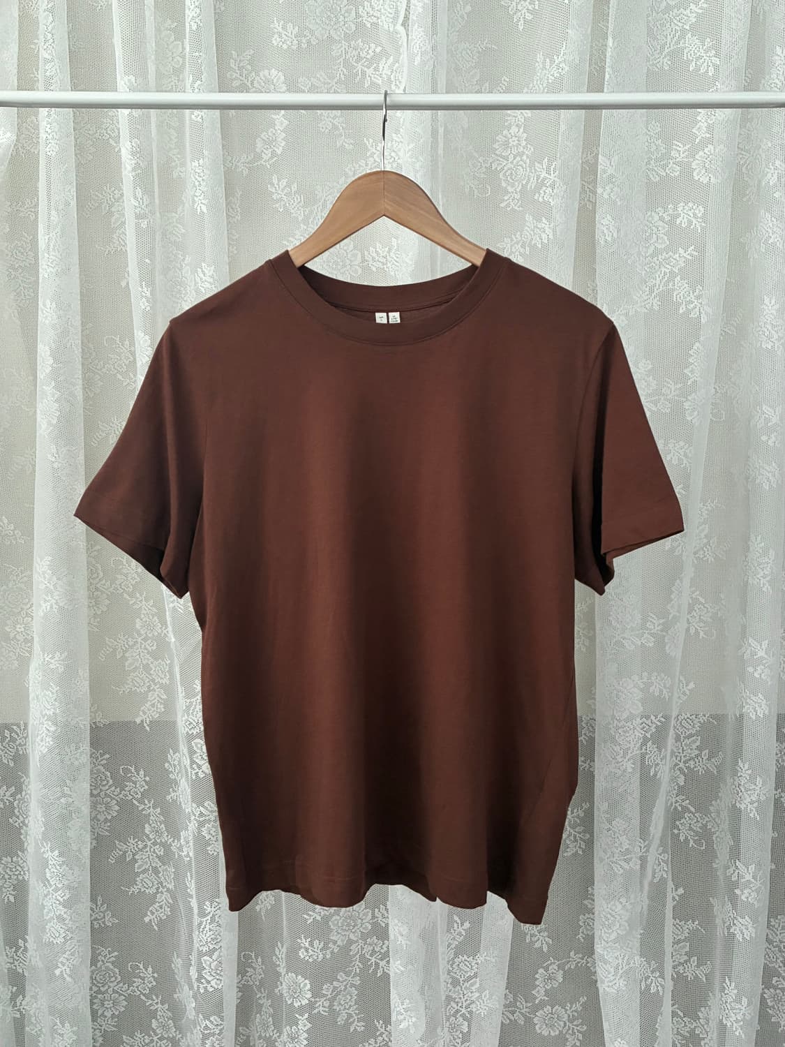 L) 아르켓 라운드넥 반팔 티셔츠 브라운 상품이미지1