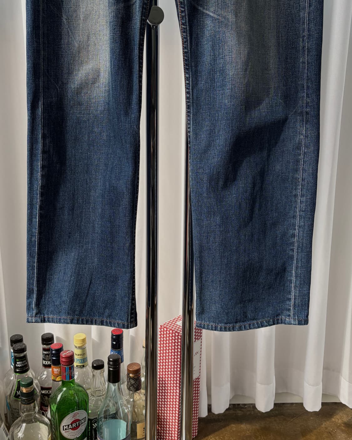 [33인치]리바이스 JPN 00s 703 빈티지워싱 데님 팬츠 상품이미지4