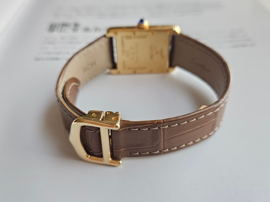 까르띠에 빈티지 탱크머스트 스몰 쿼츠 상품이미지4