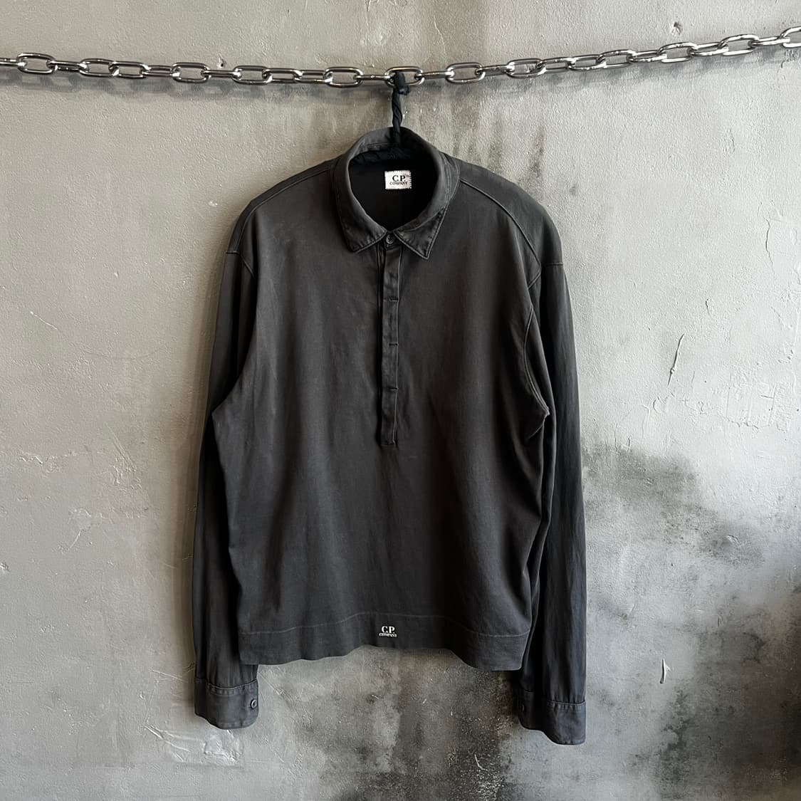 00s CP컴퍼니 가먼트 다이드 풀오버 셔츠 상품이미지1