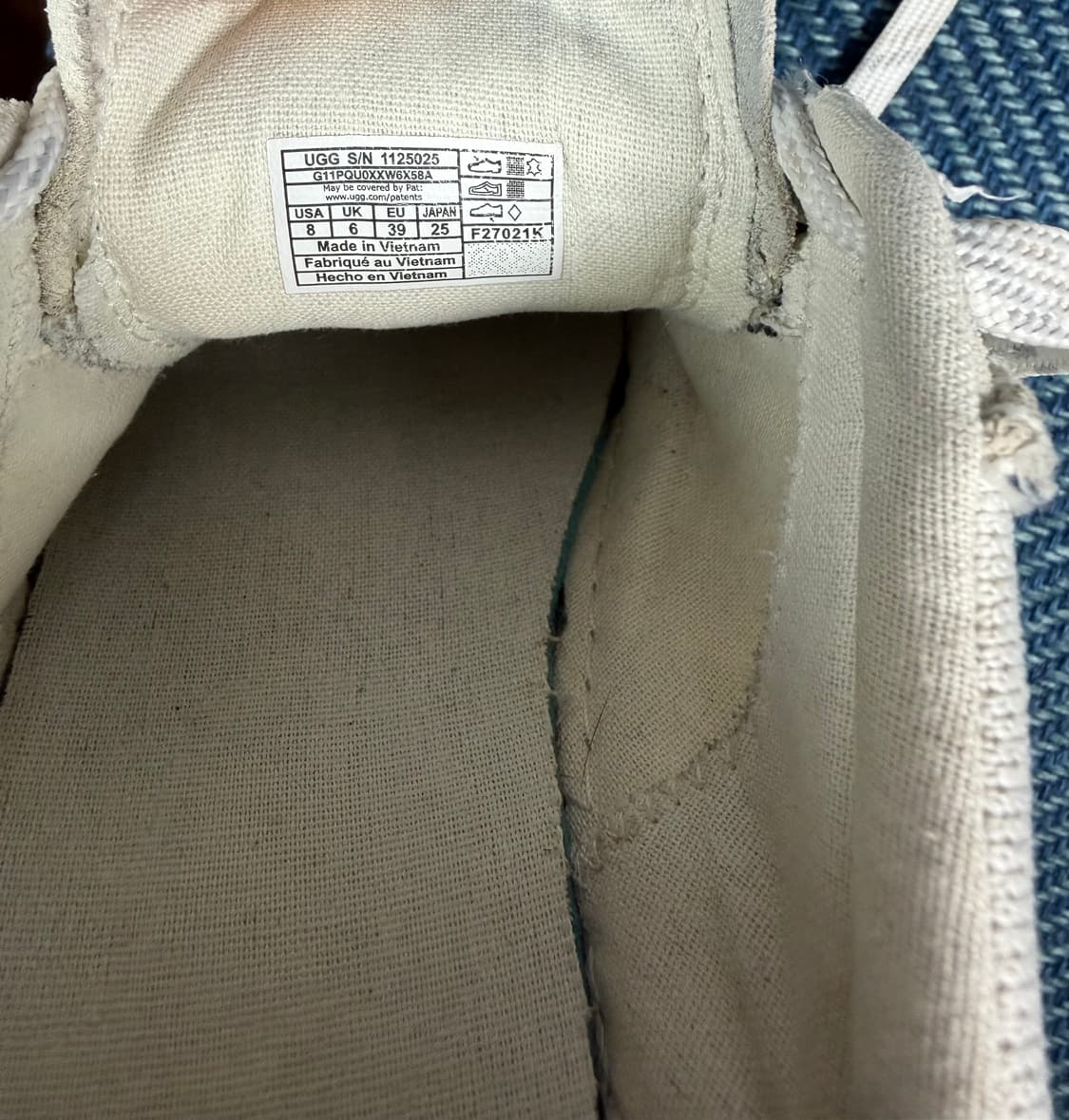 어그(UGG) 마린 레이스 로고 플랫폼 스니커즈  상품이미지6