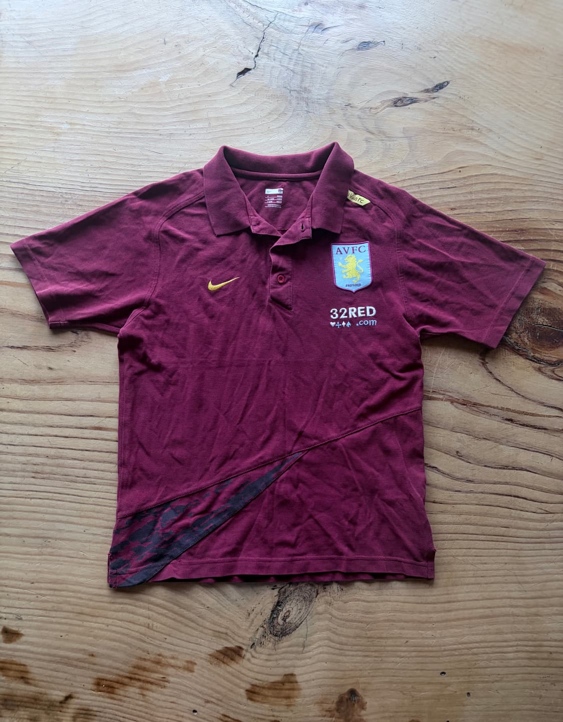 0708 나이키 아스톤빌라 트레이닝 폴로 셔츠 상품이미지1