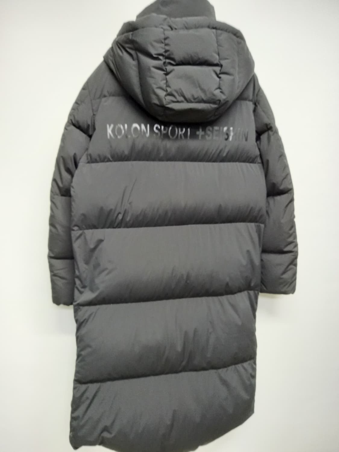 코오롱스포츠 마츠이세이신 콜라보 다운 롱 맥시 패딩 100 상품이미지5