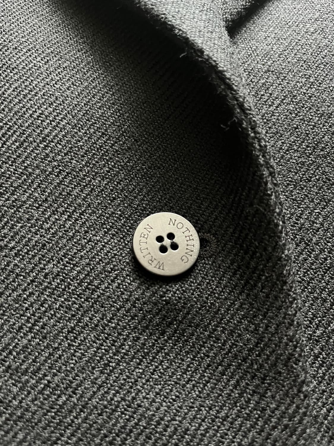 낫띵리튼 울 싱글 블랙 코트 상품이미지6