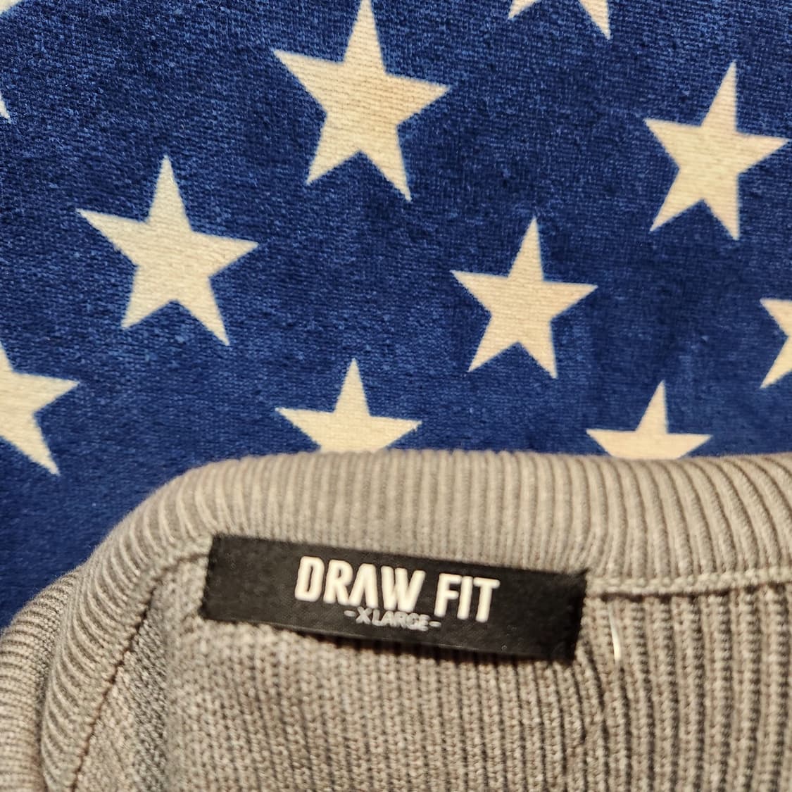 DRAW FIT 하프집업 골지 니트 스웨터 (XL) 상품이미지2