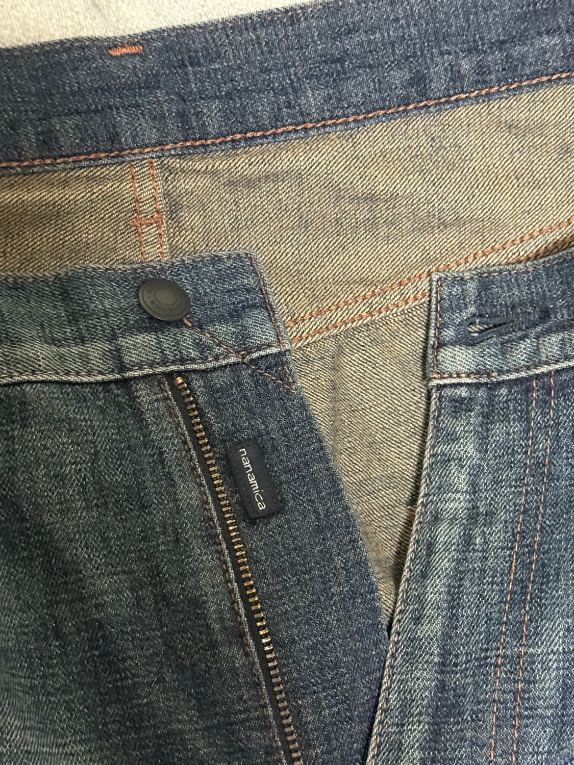 (새상품)나나미카 셀비지데님 빈티지 인디고 34 상품이미지3