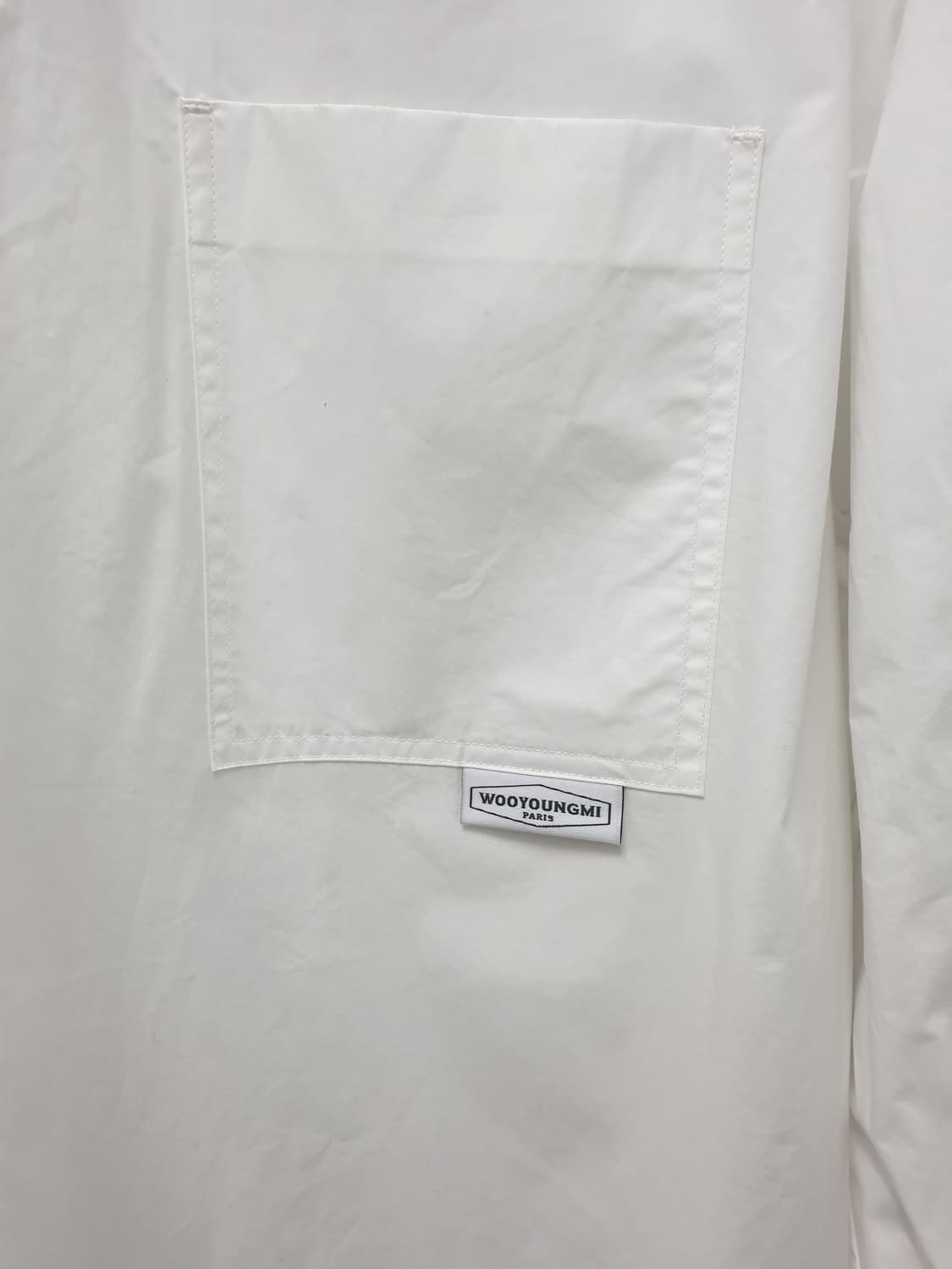 우영미 21ss 화이트 아노락 셔츠 (52) 상품이미지2