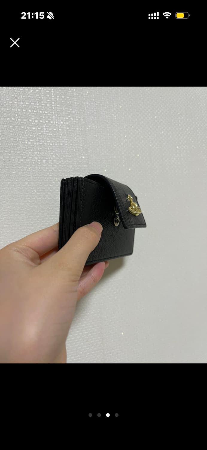 비비안웨스트우드 사피아노 아코디언 카드지갑 블랙 상품이미지3