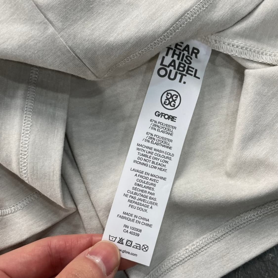 100 지포어 골프 반집업 긴팔티  상품이미지4