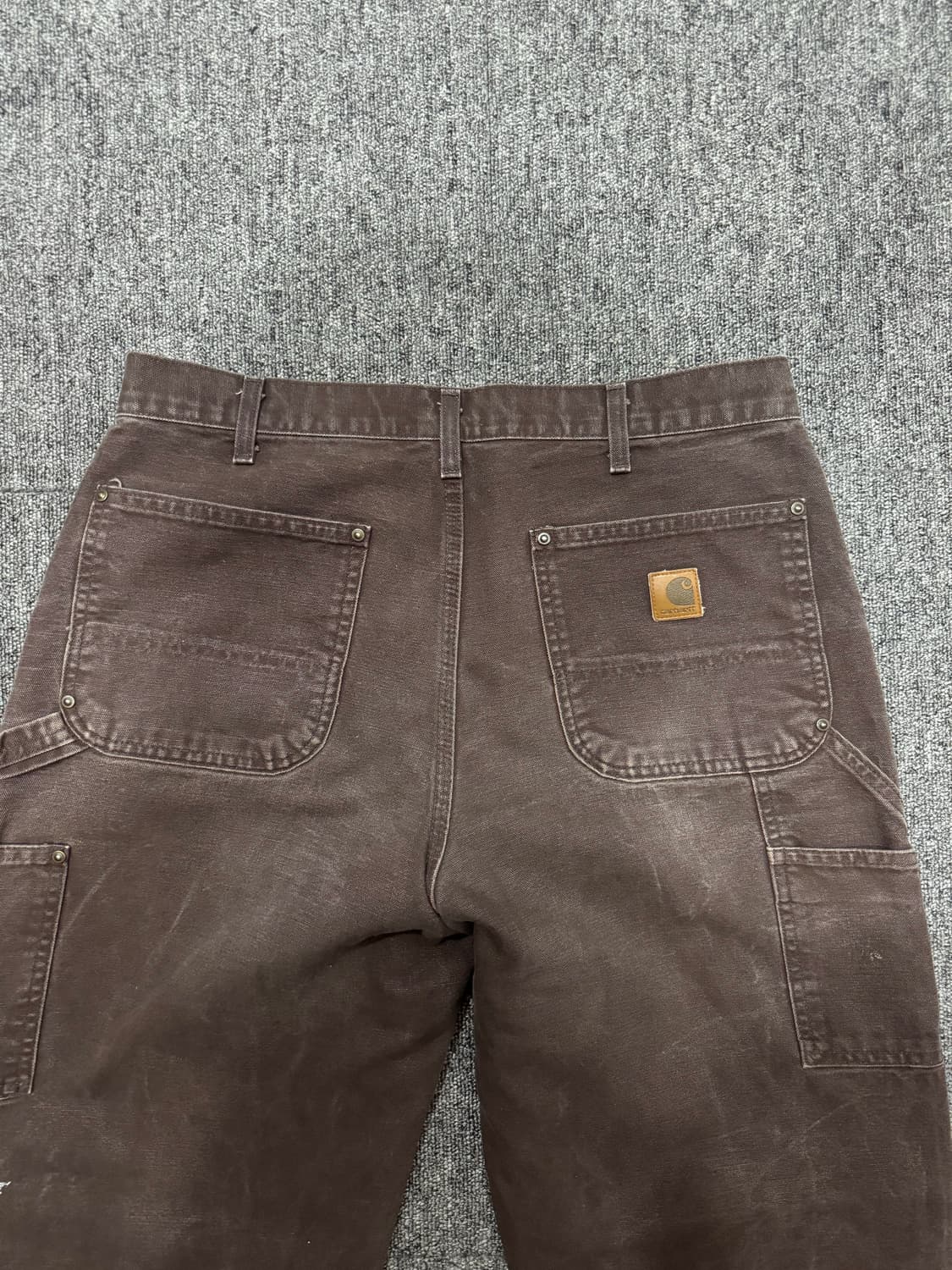 00s 칼하트 다크 브라운 더블니 팬츠 34/32 상품이미지7