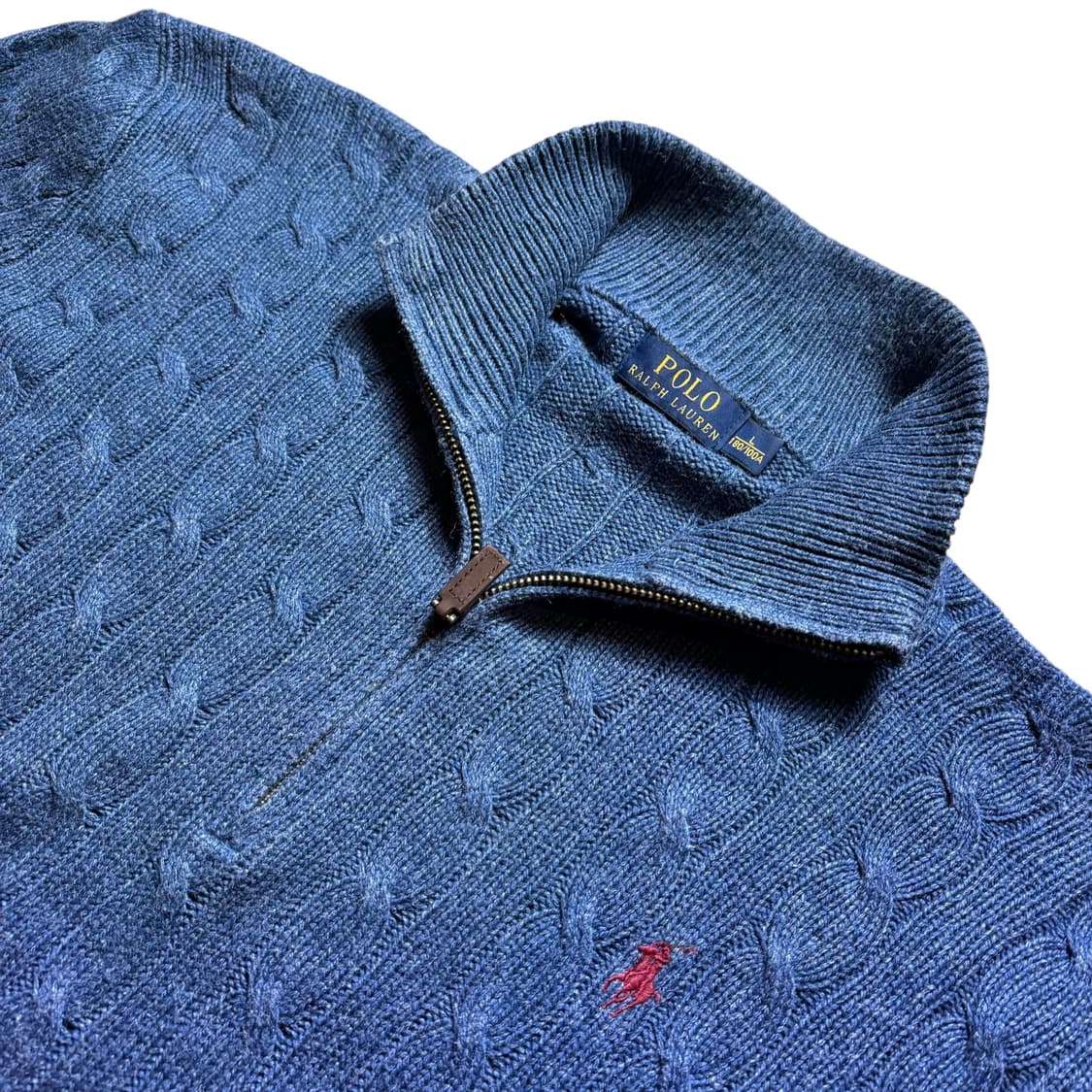 폴로 실크 꽈배기 니트 상품이미지2