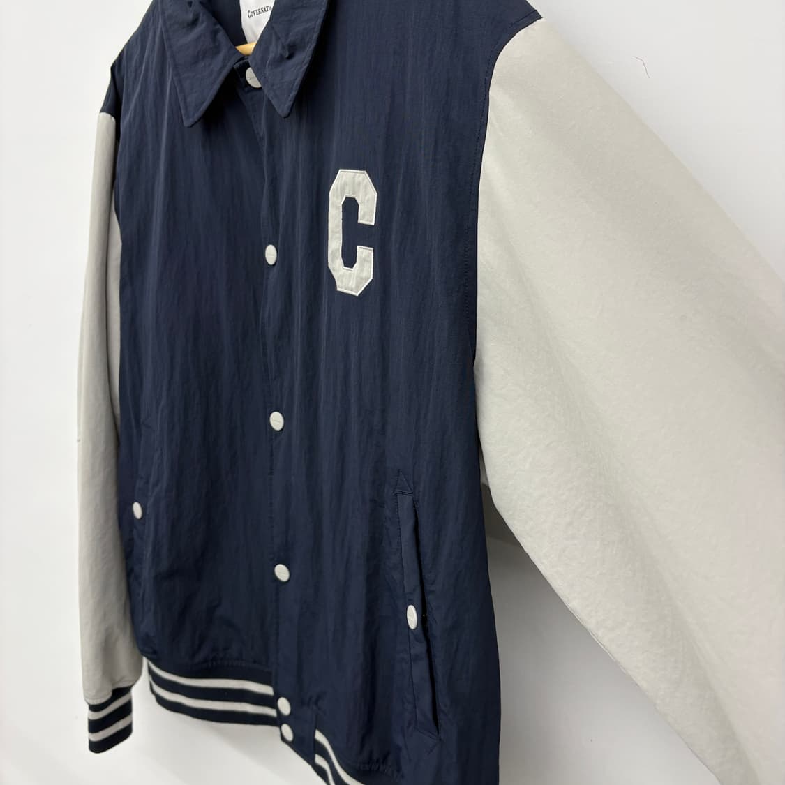 커버낫 네이비 바시티 자켓 L 상품이미지3