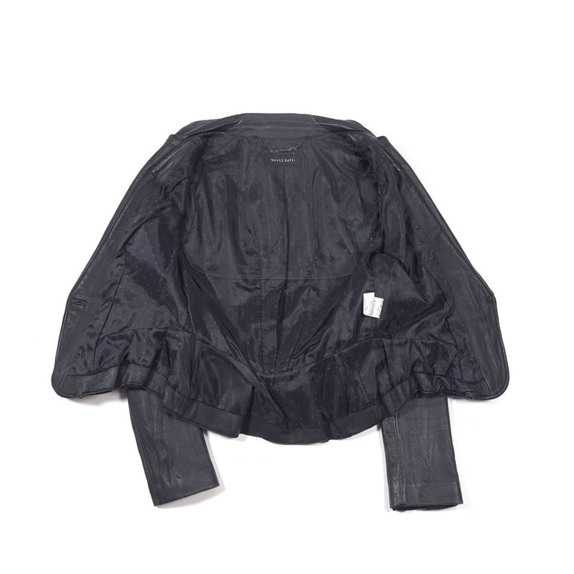 베스띠벨리 리얼 램스킨 프릴 디테일 자켓 55 상품이미지5