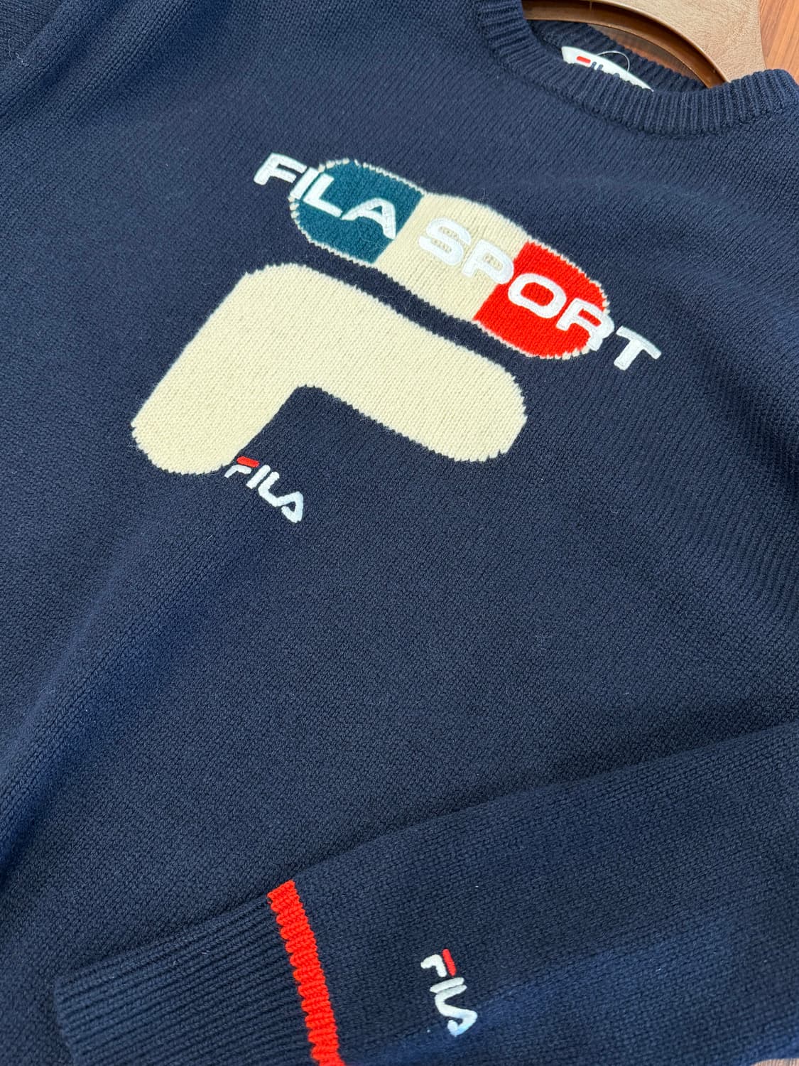 90s Fila 휠라 스포츠 울 니트 상품이미지7