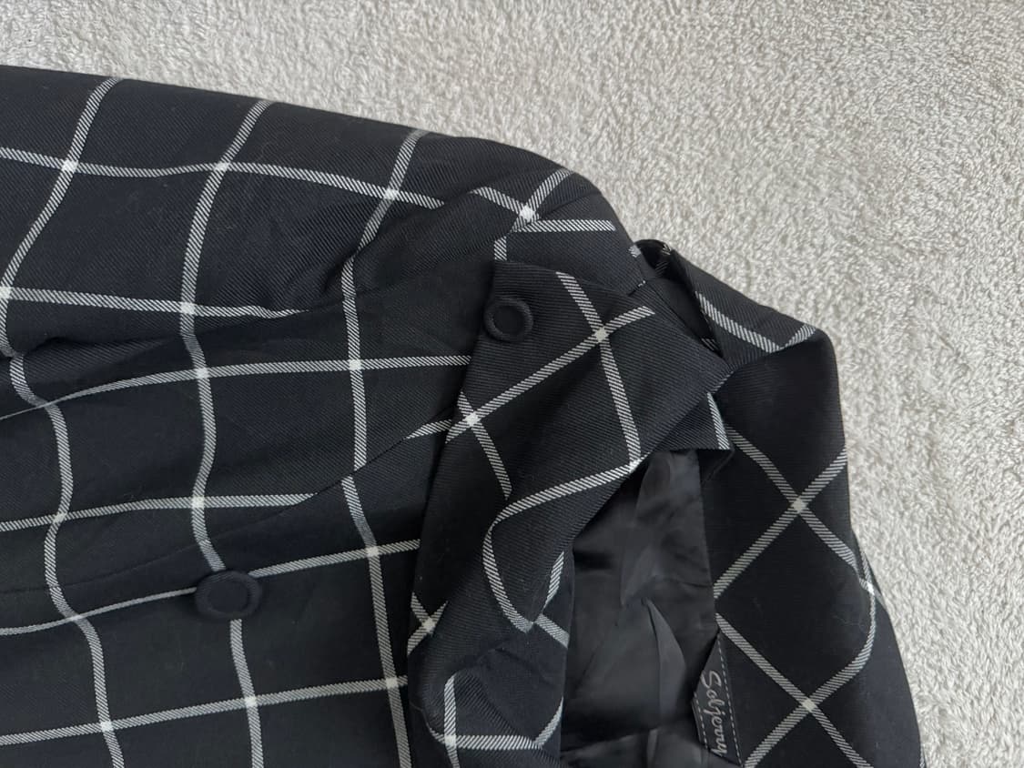 체크 블라우스  상품이미지3