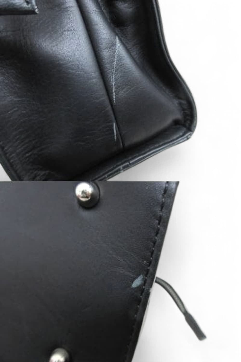 요지 야마모토 Y'SACCS 소가죽 스퀘어 토트백 상품이미지7