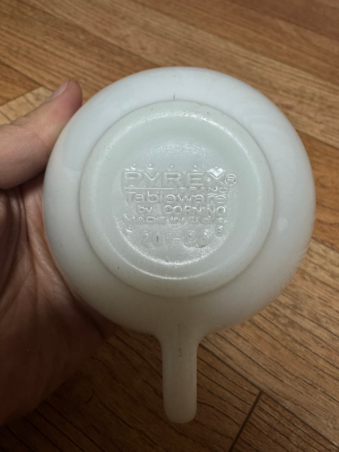 70s 빈티지 파이렉스 밀크글라스 커피잔 상품이미지3