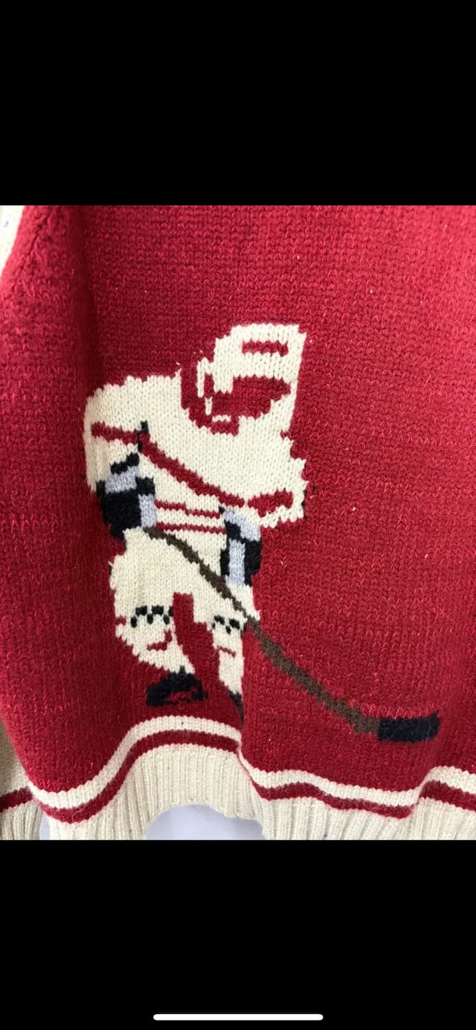 빈티지 캐나다 코위찬 니트집업 자켓 H2512 상품이미지5