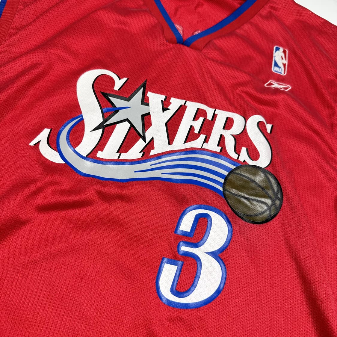 리복 NBA필라델피아 아이버슨 올드 스윙맨 XL 상품이미지5