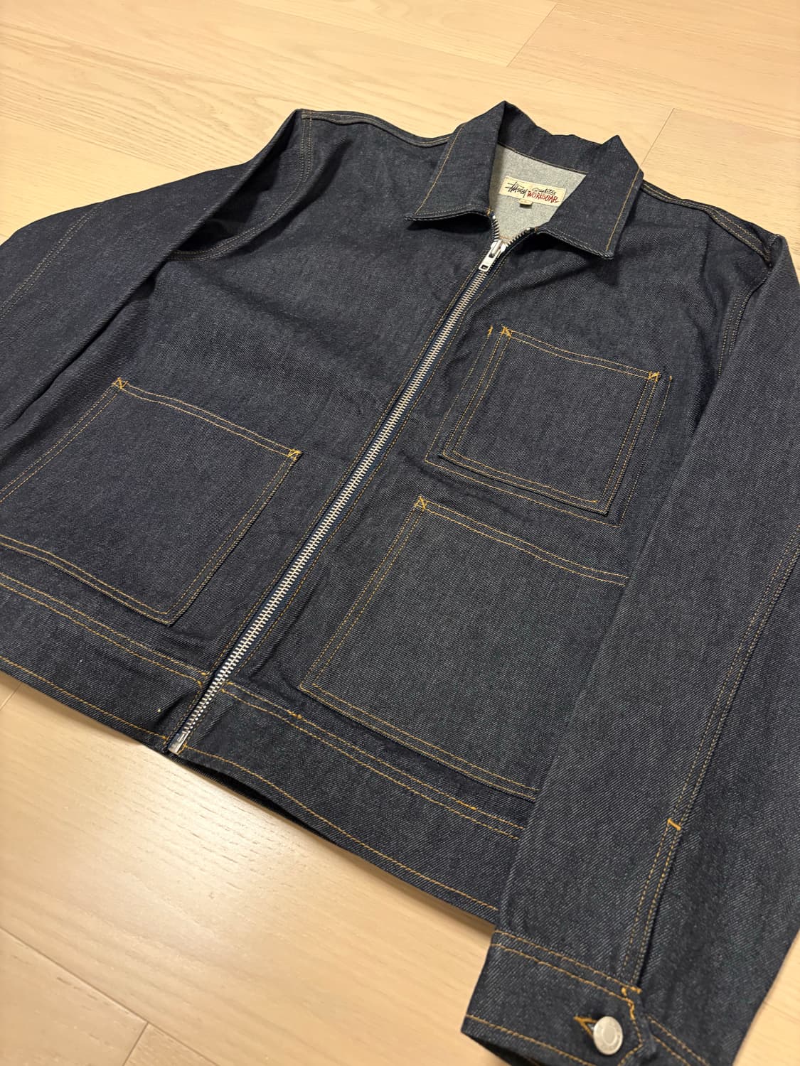 스투시 생지 데님 워크자켓 23FW 상품이미지5