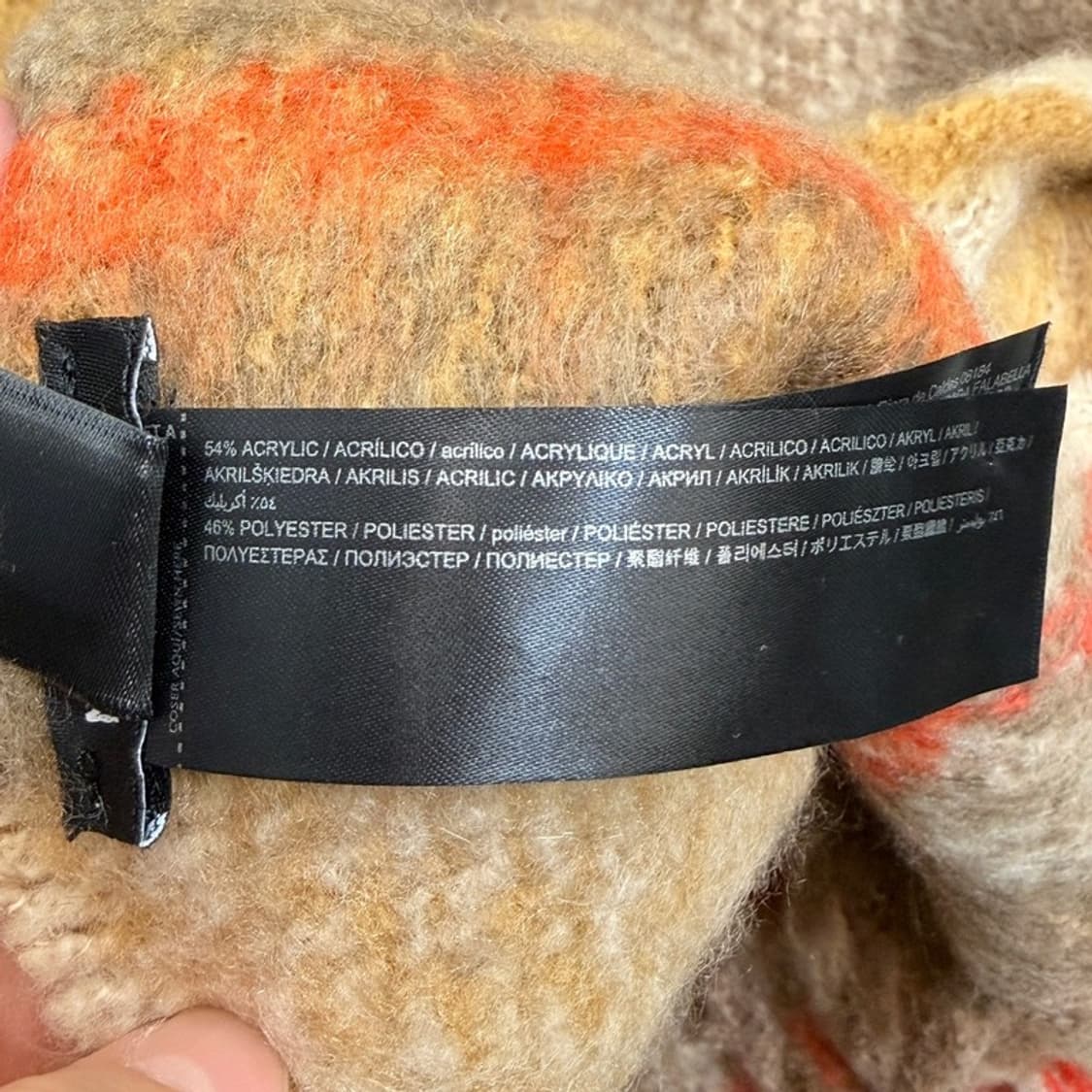 MANGO 체크 머플러 상품이미지5