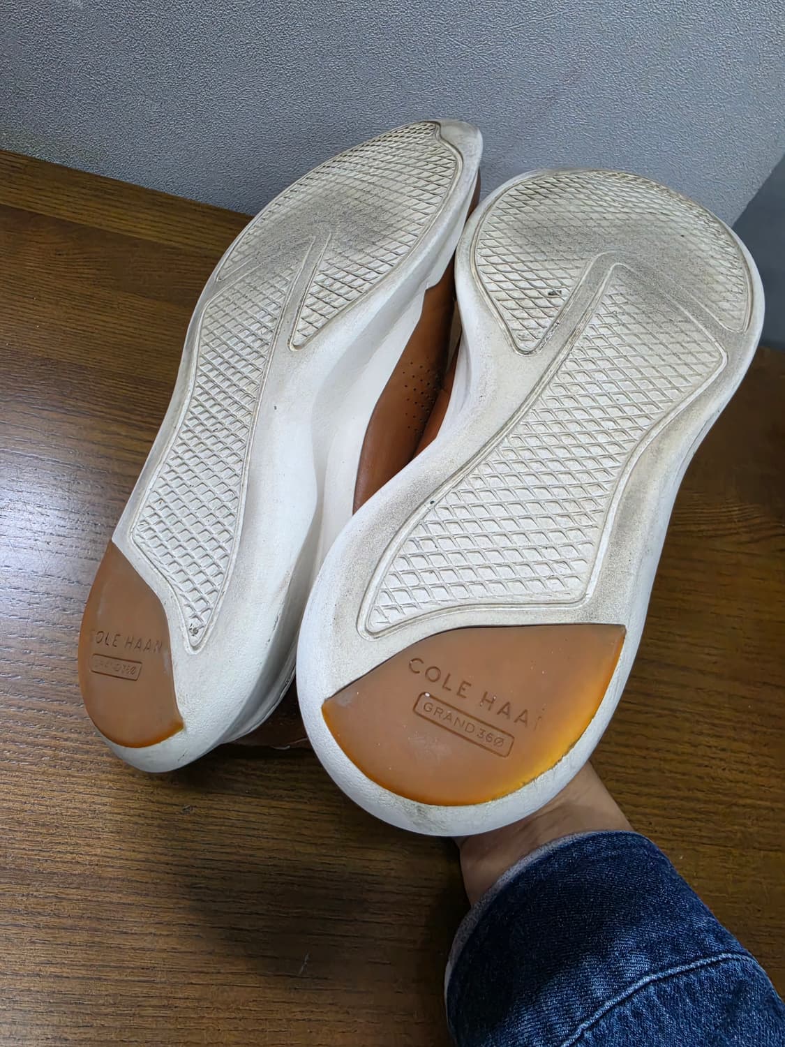 콜한 GRANDSERIES 브라운 가죽 스니커즈 상품이미지10