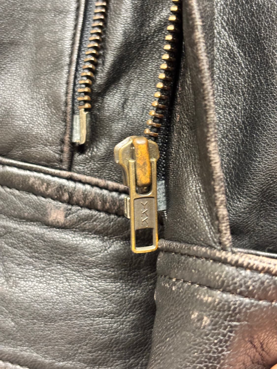 빈티지 소가죽 자켓 M 상품이미지6