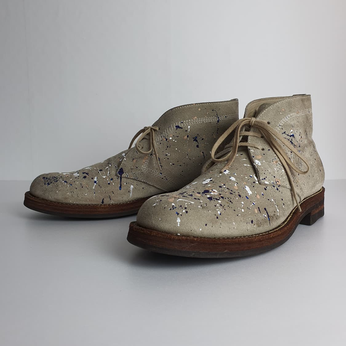 꼼데가르송 옴므 - 라이트샌드 페인팅 처카부츠 상품이미지3