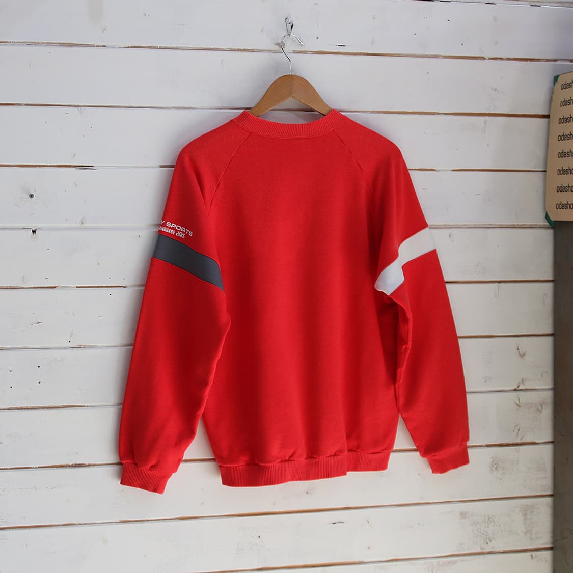 (착용컷) 90's 아식스 올드스쿨 맨투맨 (남성용 100) 상품이미지2