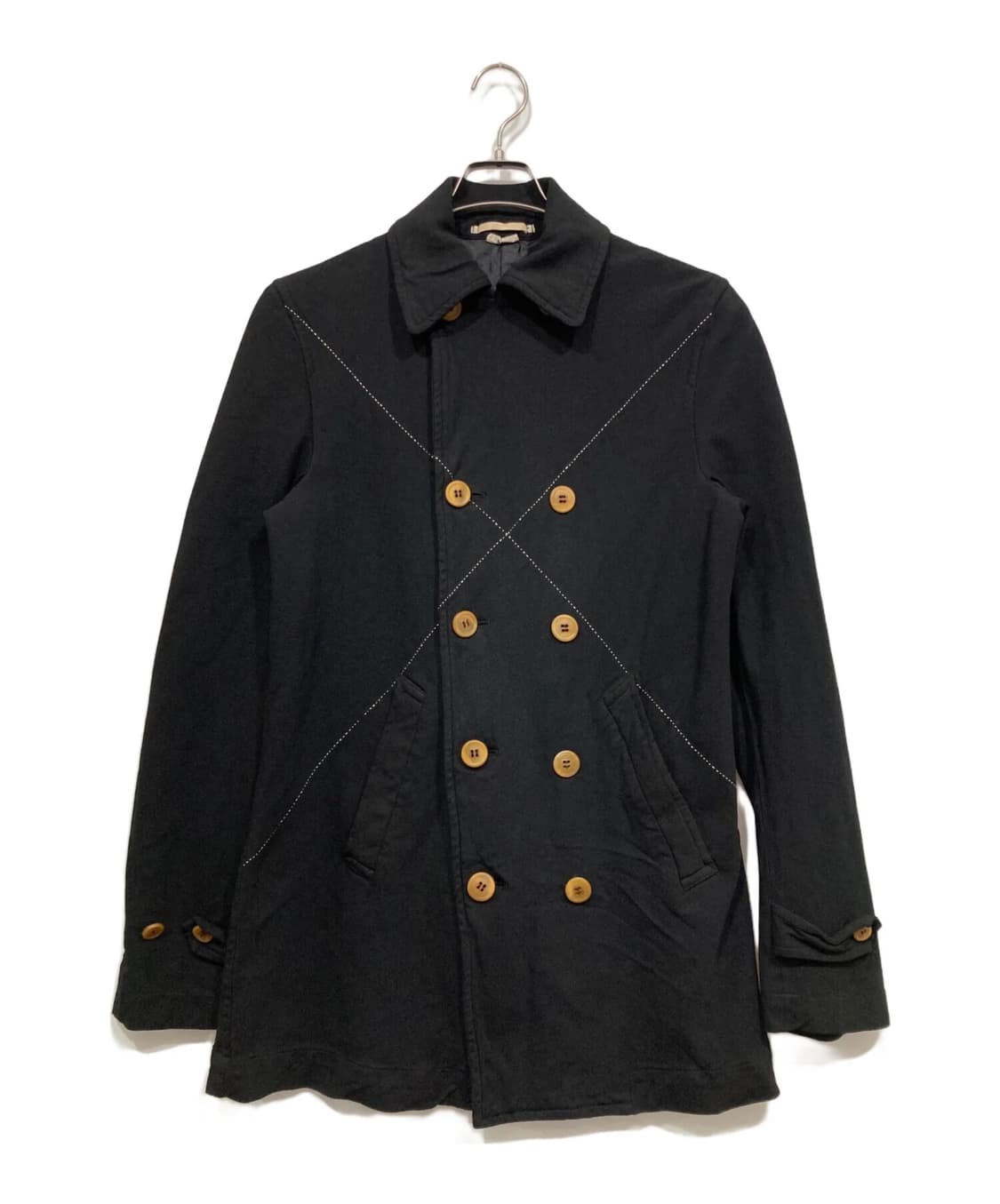 꼼데가르송 옴므플러스 에버그린 스티치 피코트 상품이미지1