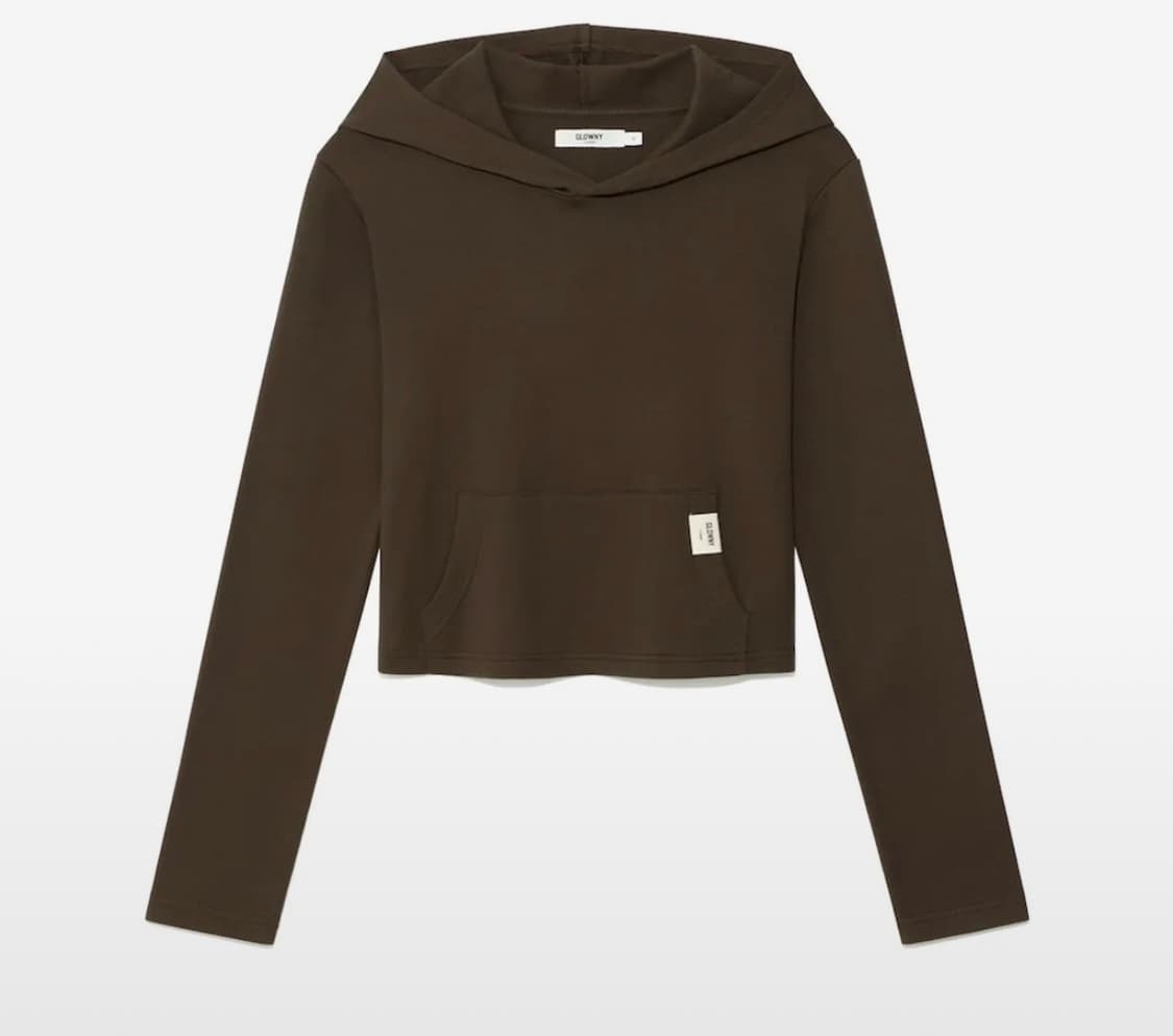 G COMFORT HOODIE (CHOCO) 글로니 초코 후드 상품이미지1