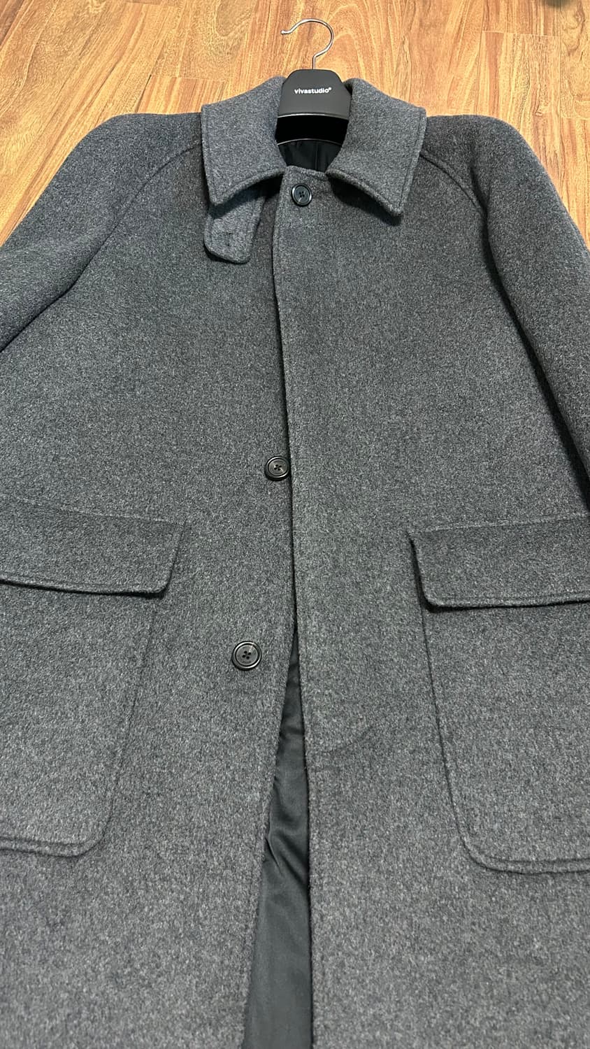 비바스튜디오 발마칸 코트 그레이 s 상품이미지2