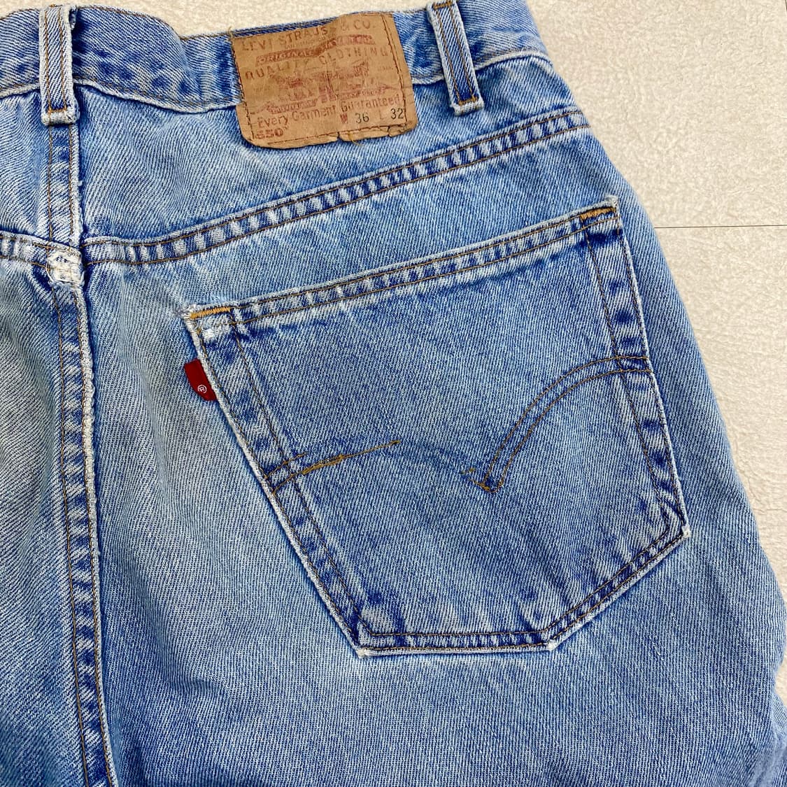 90s 리바이스 USA og 550 데님 진 (33) 상품이미지7
