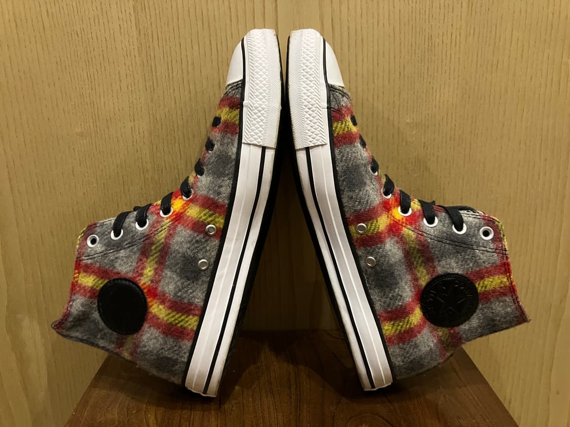 울리치 버팔로체크 울 협업 올스타 컨버스 하이 280 아메카지 워크웨어 상품이미지3