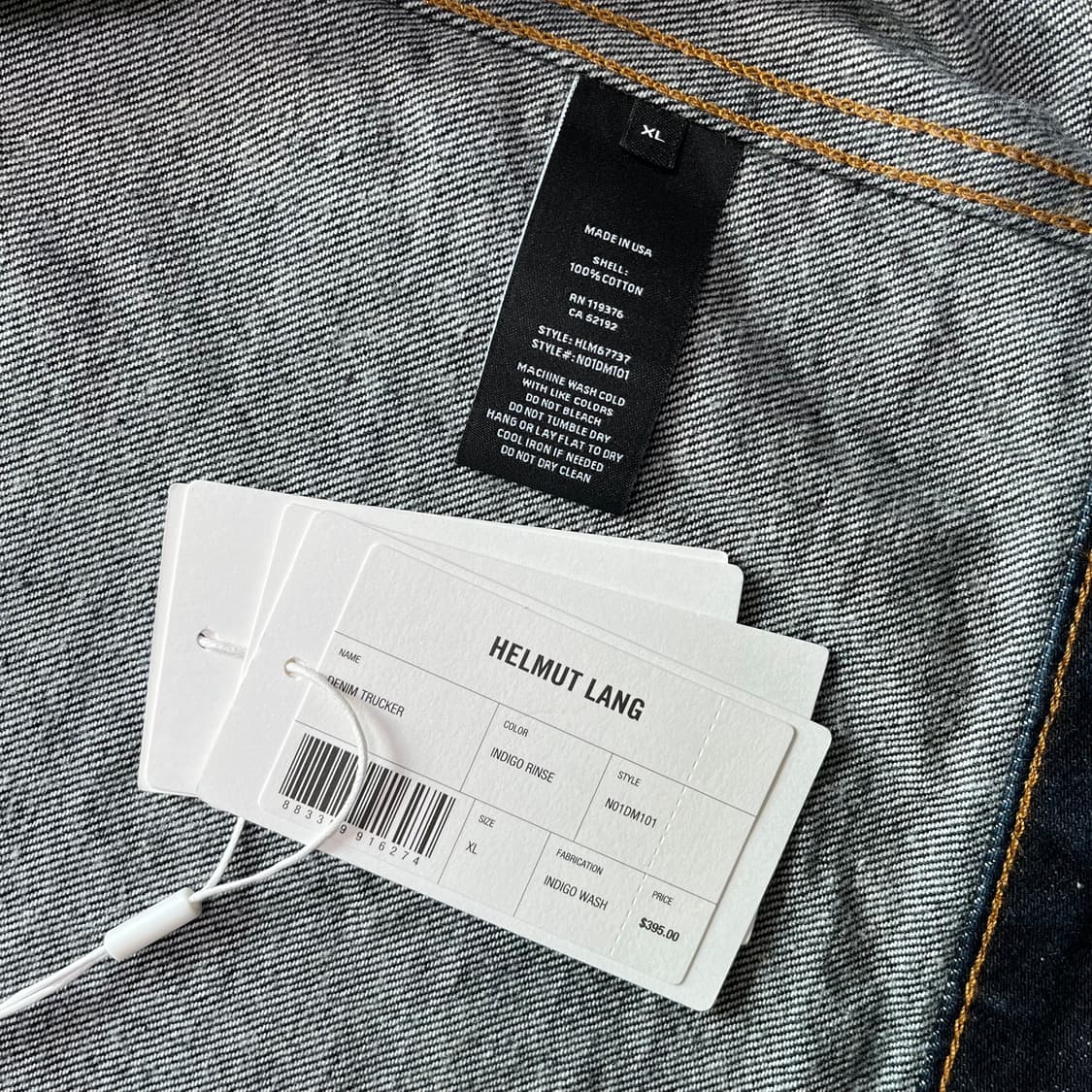 헬무트랭 데님 자켓 인디고 린스 상품이미지3