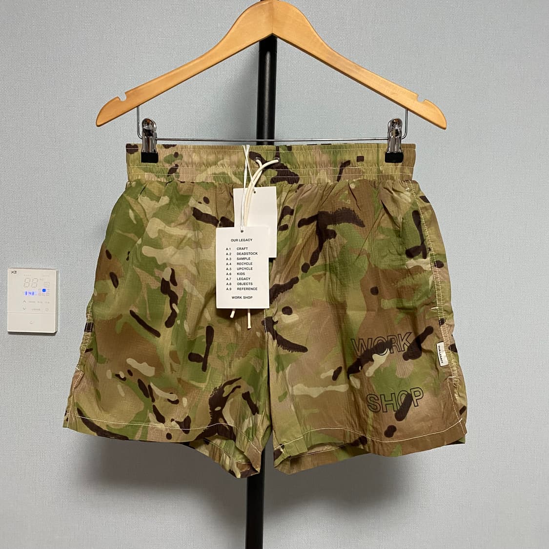 [46] 아워레가시 워크샵 러닝 쇼츠 립스탑 카모플라주 상품이미지1