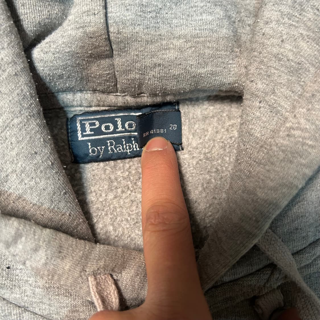 [XL] 90s 폴로 랄프로렌 빅포니 후드티 상품이미지5