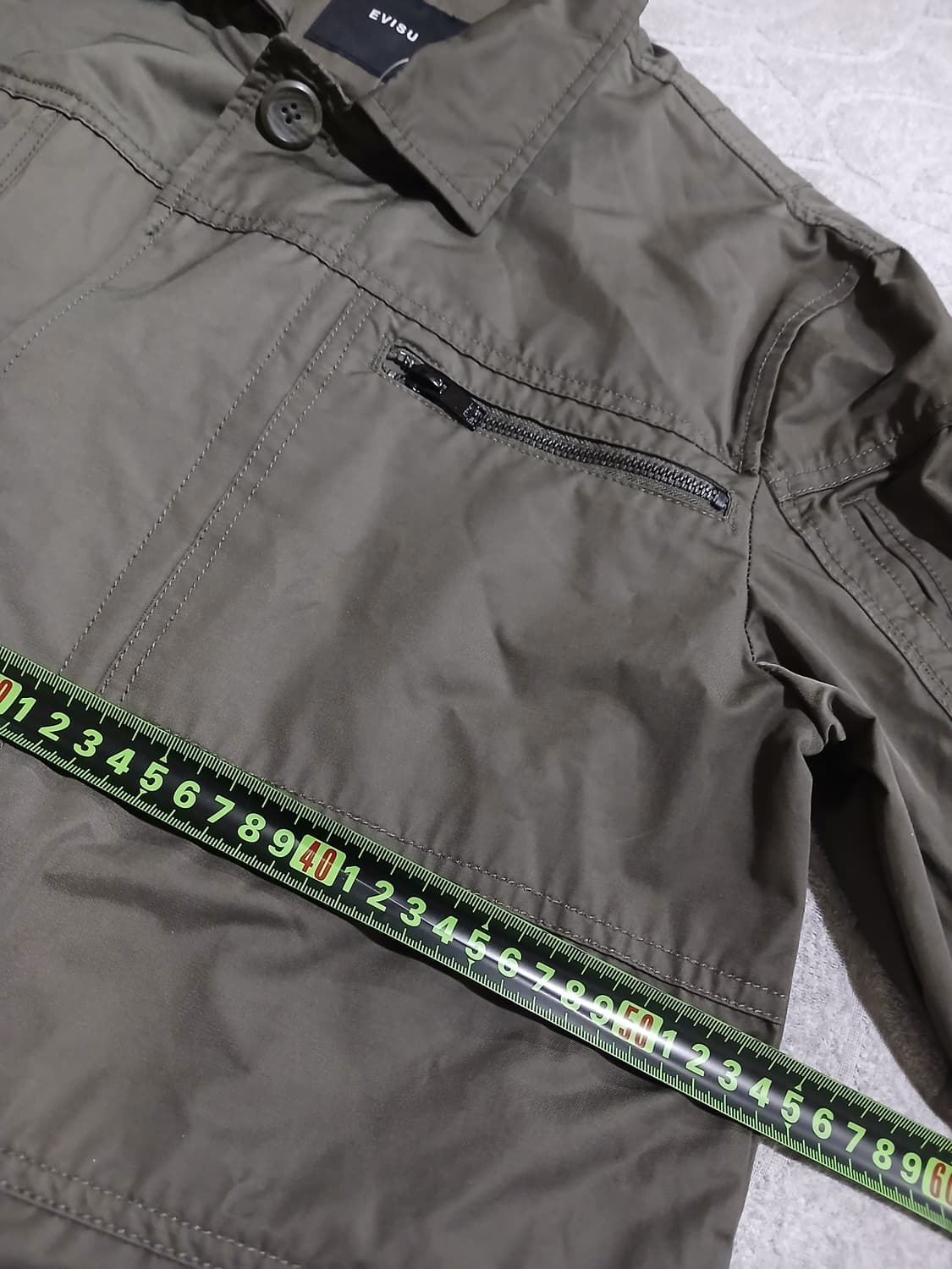 에비수 EVISU 카키 멀티포켓 필드 자켓 M 상품이미지8